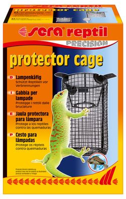 Sera Protector Cage Ø 12cm - Höhe 22cm Schutzkäfig für Leuchtmittel Terrarium
