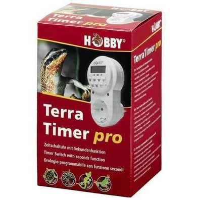 Hobby Aqua / Terra Timer Pro - Zeitschaltuhr mit Sekundenfunktion Terrarium Aquarium