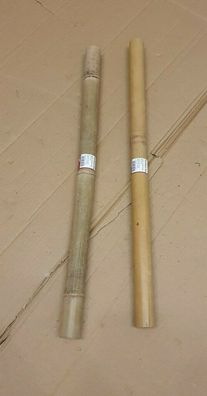2x Hobby Bambus Rohr 51x2,7cm - Holz für Reptilien, Schlangen, Terrarium