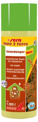 Sera flore 2 ferro 250ml - Eisendünger zusätzliches Eisen für Vielzehrer