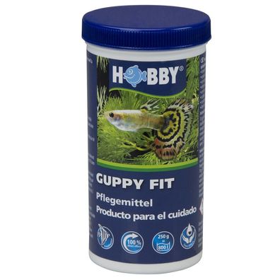 Hobby Guppy Fit 250g - unterstützt die Heilung weißer Flecken Aquarium