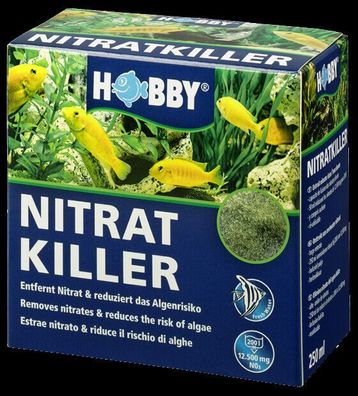 Hobby Nitrat Killer 250ml - entfernt Nitrat + reduziert das Algenrisiko Aquarium