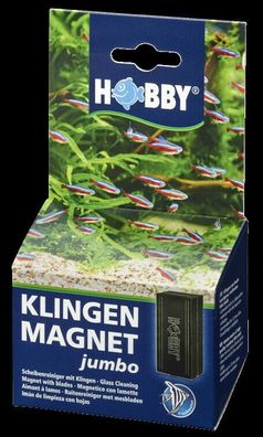 Hobby Jumbo Klingenmagnet Algenmagnet Scheibenreiniger - bis 12mm Scheiben