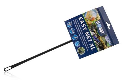 Hobby Easy Net XL - schwimmendes Fischfangnetz 21cm schwarz Fangnetz Aquarium