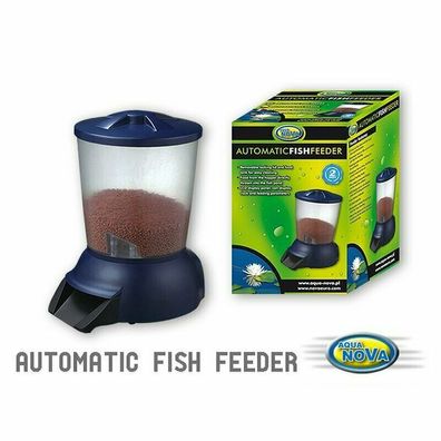 Aqua Nova P-Feed Pond Futterautomat - 5L Futterbehälter für Teich Gartenteich