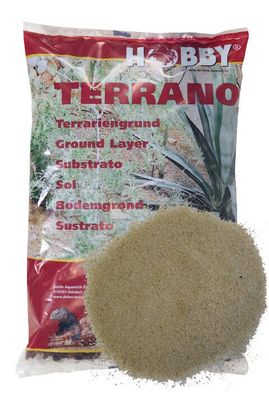 Hobby Terrano Desert Terrariensand natur 1-3mm 5kg - Bodengrund Terrarium Deko