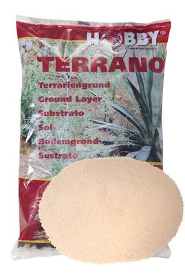 Hobby Terrano Desert Terrariensand weiß 0-1mm 5kg - Bodengrund für Terrarium