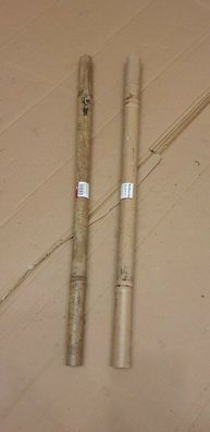 2x Hobby Bambus Rohr 51x2cm - Holz für Reptilien, Schlangen, Terrarium TOP