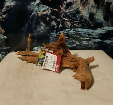 Hobby Fichtenwurzel Holz 27x16x9cm - Wurzel für Reptilien, Nager, Terrarium