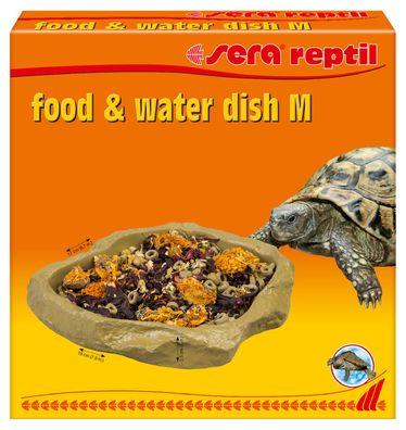 Sera reptil food / water dish - 19x2,5x17cm Futter- + Trinkschale für Reptilien