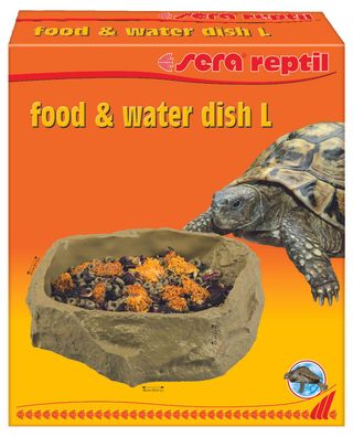Sera reptil food / water dish L 26x6,5x23cm Futter- + Trinkschale für Reptilien