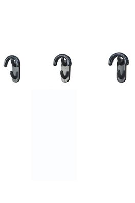 Design-Garderobenhaken "Luigi", 3er-Set, Made in Italy