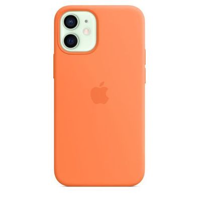 Apple MHKN3ZM/ A Magsafe Silikon Cover Hülle für iPhone 12 Mini - Kumquat (EU Ware)