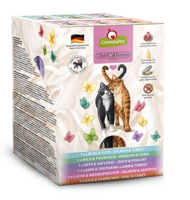 GranataPet ¦ DeliCatessen - Multipack I - 6 x 85g ¦ Probierpack - nasses Katzenfut...