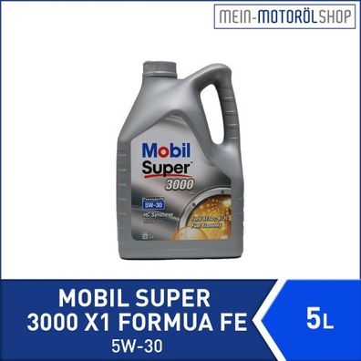 Mobil Super 3000 X1 Formula FE 5W-30 5 Liter