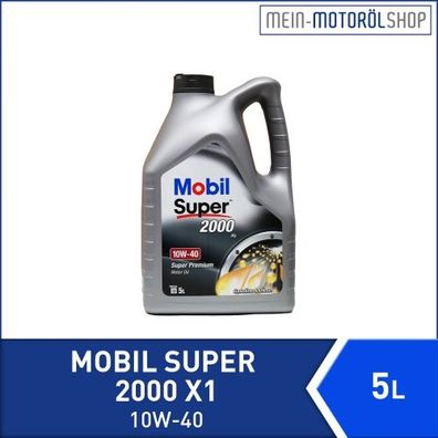 Mobil Super 2000 X1 10W-40 5 Liter