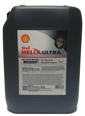 Shell Helix Ultra ECT C2 C3 0W-30 20 Liter
