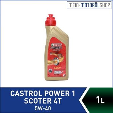 Castrol Power 1 Scooter 4T 5W-40 1 Liter