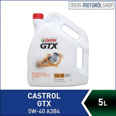 Castrol GTX 5W-40 A3/ B4 5 Liter