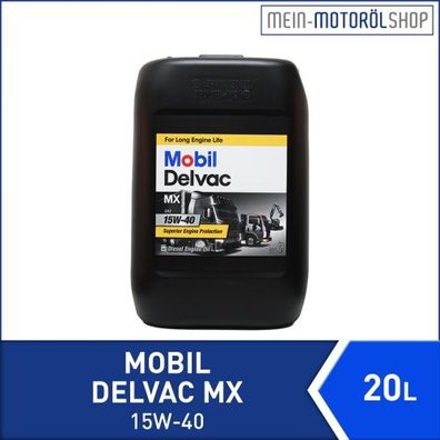 Mobil Delvac MX 15W-40 20 Liter