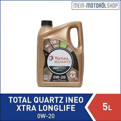 Total Quartz Ineo Xtra Longlife 0W-20 5 Liter