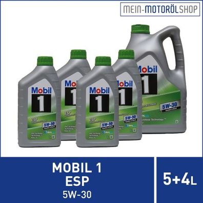 Mobil 1 ESP 5W-30 5 + 4 Liter