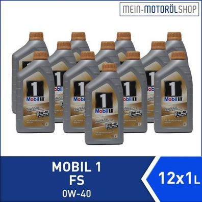 Mobil 1 FS 0W-40 12x1 Liter