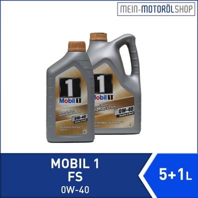 Mobil 1 FS 0W-40 5 + 1 Liter