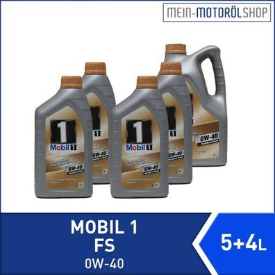 Mobil 1 FS 0W-40 5 + 4 Liter