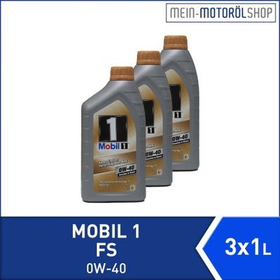 Mobil 1 FS 0W-40 3x1 Liter