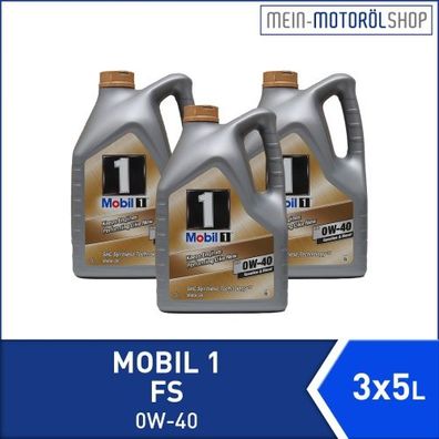 Mobil 1 FS 0W-40 3x5 Liter