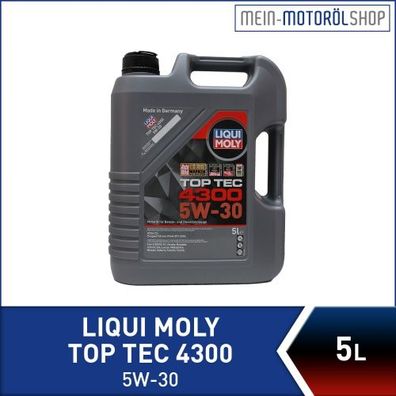 Liqui Moly Top Tec 4300 5W-30 5 Liter