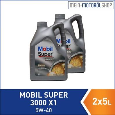 Mobil Super 3000 X1 5W-40 2x5 Liter