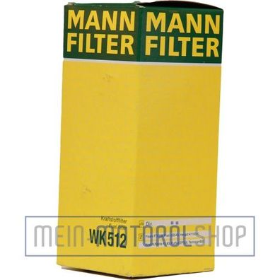 Original MANN-FILTER Kraftstofffilter WK 512 OPEL CORSA VW FOX POLO