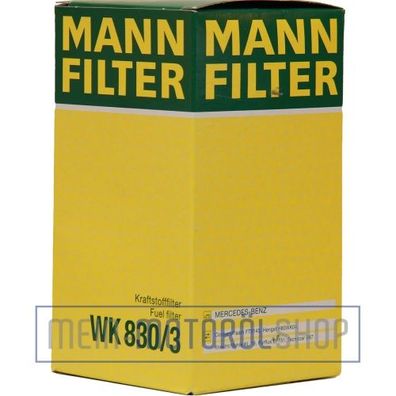 Original MANN-FILTER Kraftstofffilter WK 830/3 Mercedes BENZ C KLASSE