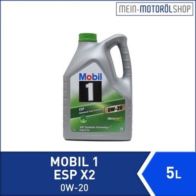 Mobil 1 ESP X2 0W-20 5 Liter