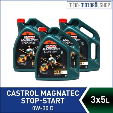 Castrol Magnatec Stop-Start 0W-30 D 3x5 Liter