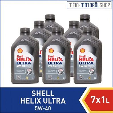 Shell Helix Ultra 5W-40 7x1 Liter