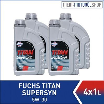 Fuchs Titan Supersyn 5W-30 4x1 Liter