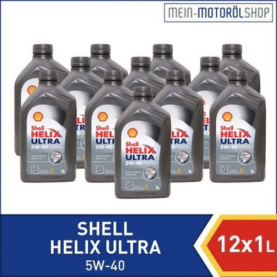 Shell Helix Ultra 5W-40 12x1 Liter