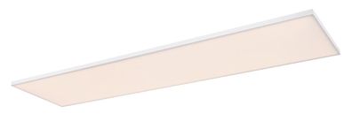 Globo Marwin LED Deckenleuchte weiß mit Fernbedienung 120x30x5,5cm