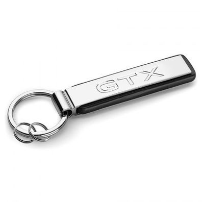 Original VW Schlüsselanhänger GTX Keyring Metall Anhänger silber 000087010CFYPN
