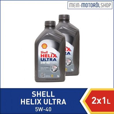 Shell Helix Ultra 5W-40 2x1 Liter