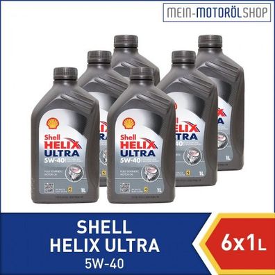 Shell Helix Ultra 5W-40 6x1 Liter