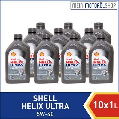 Shell Helix Ultra 5W-40 10x1 Liter