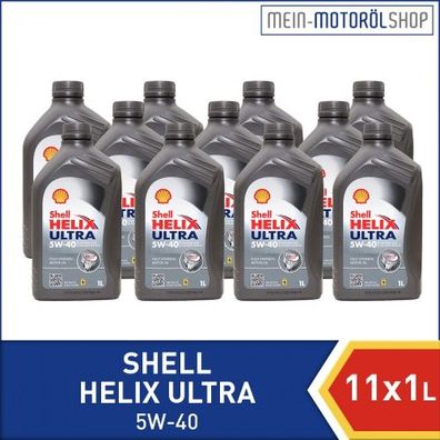 Shell Helix Ultra 5W-40 11x1 Liter
