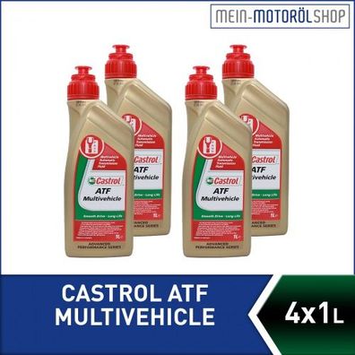 Castrol ATF Multivehicle 4x1 Liter