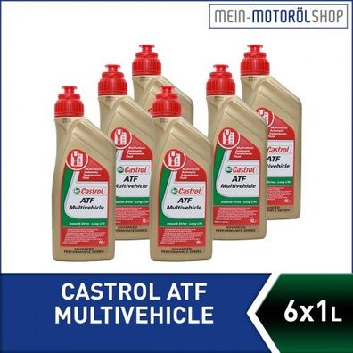 Castrol ATF Multivehicle 6x1 Liter
