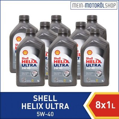Shell Helix Ultra 5W-40 8x1 Liter