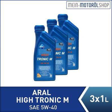 Aral HighTronic M 5W-40 3x1 Liter